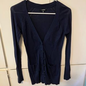 Navy express cardigan